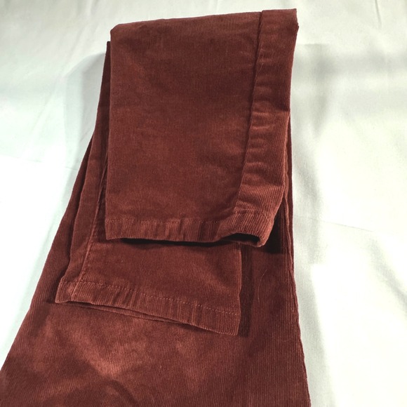 Kut From‎ The Cloth Diana Skinny Corduroy Pants Women 4 Rust Burnt Orange Jeans - Picture 5 of 8